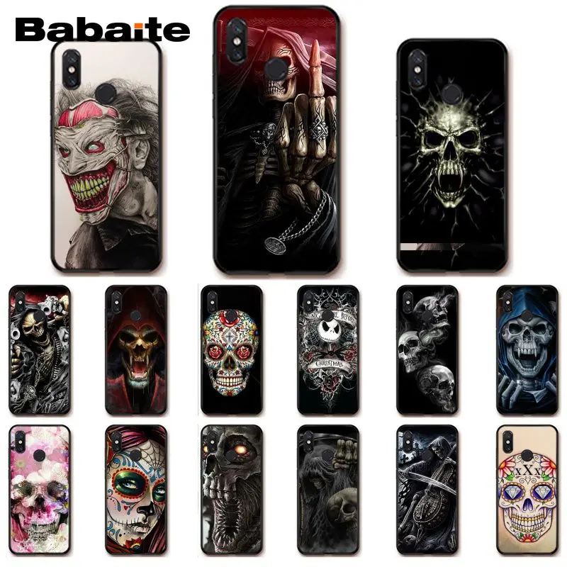 Чехол для телефона Babaite Grim Reaper Skull Skeleton Xiaomi mi5 6 A1 A2 Lite Mi9 9SE mi8lite 8explorer Pocophone F1 |