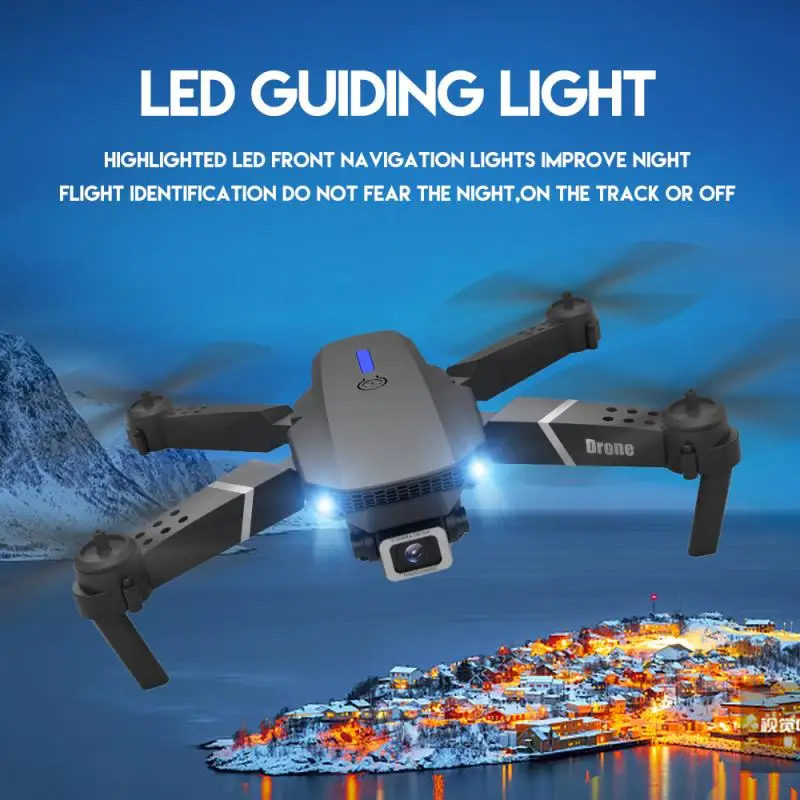 Drone 4k HD Dual Camera Visual Positioning 1080P WiFi Fpv Drone Height Preservation Rc Quadcopter Remote Control Toys Gift