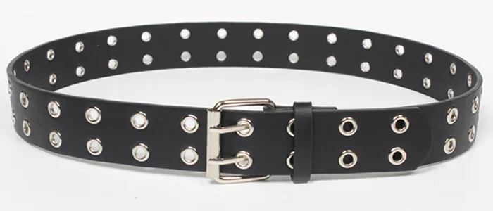 DEAT New Autumn And Winter Fashion Women Clothes Double Holes Metal Wide Waist Belts WJ85701A