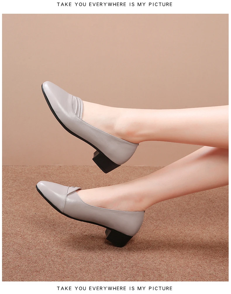 AIYUQI; Новинка года; официальная женская обувь; женская обувь из натуральной кожи; удобная женская обувь на плоской подошве размера плюс 41, 42