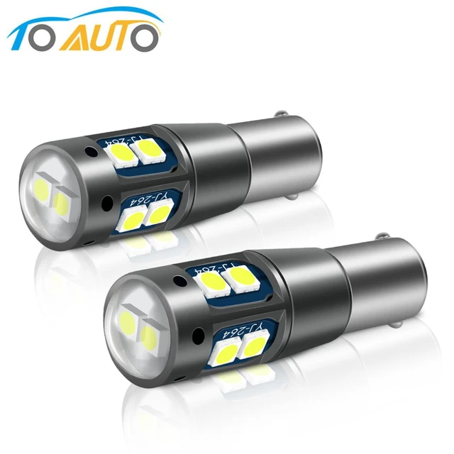 2pcs H21w Bay9s Ba9s Led T4w Bax9s H6w Led Bulb T2w T3w H5w Interior Car  License Plate Light Auto Lamp White 12v Red Yellow Blue - Signal Lamp -  AliExpress