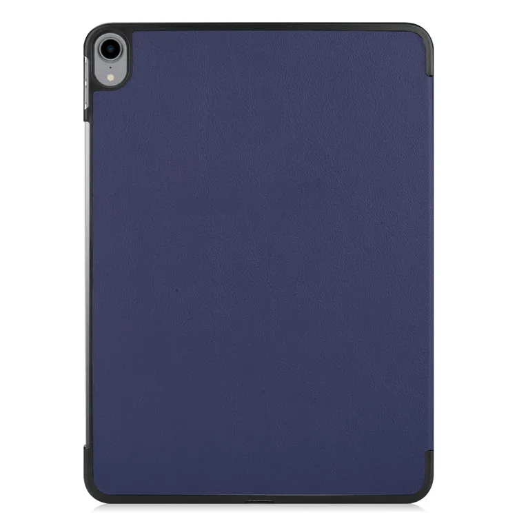 Синий Qosea PU кожаный чехол для Apple iPad Pro 11 роскошный защитный чехол-подставка чехол с держателем карандаша чехол для планшета авто сна - Цвет: Синий