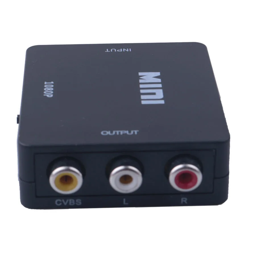 HD 1080P for HDMI-Compatible To AV RCA CVBS Adapter Mini Video Converter Box PS3/PC/VCR/NTSC Hdmi Cable Pc Laptops | Электроника