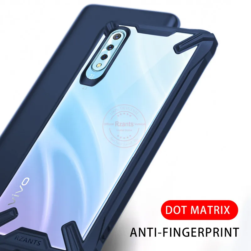 Military airbag Anti-fall shell Case For Vivo S1  IQOO Neo  Y7S Transparent Acrylic PC +TPU Shockproof Armor Back cover Case (13)