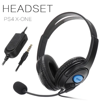 

Pohiks 1pc 2.2m 20-20khz Earphone 3.5mm Gaming Headset Stereo Surround Headphone Wired With Mic For PS4 Laptop for Xbox One