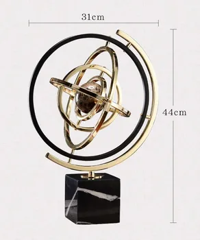 

Marble globe decoration European model room decoration living room decoration study TV cabinet porch decoration