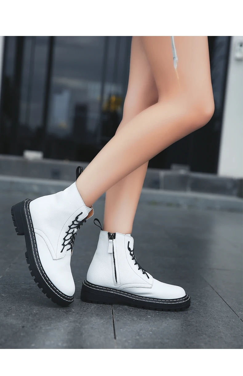 New Woman Shoes Leather Women's New Martin Boots In Autumn and Winter Winter Boots Women Women Boots Outdoor Boots