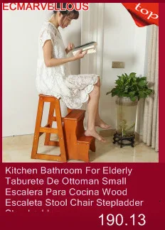 Детский табурет для ванной комнаты Sgabelli Cucina Scaletta Legno Merdiven Stepladder Chair Escabeau