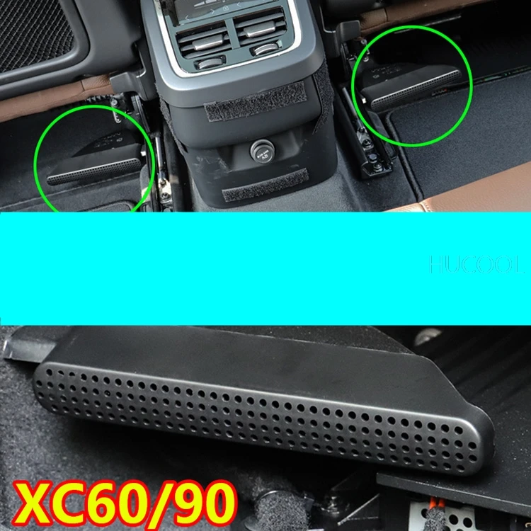 Для VOLVO XC60 XC90 S90L v90cc автомобильное сиденье заднего кондиционера воздуха на выходе Крышка Анти-блокирующая Защитная крышка автомобильные аксессуары
