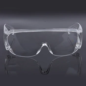 

Clear Vented Safety Goggles Eye Protection Protective Anti-spray Anti-dust Lab Anti Fog Glasses