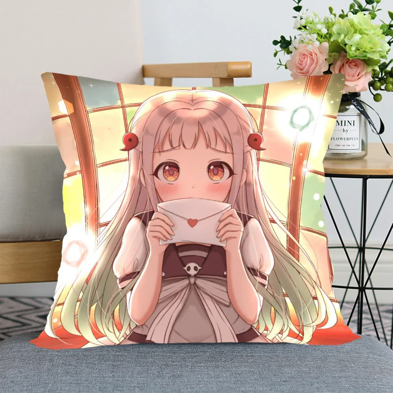 

Toilet Bound Hanako kun Anime Pillow Cover Bedroom Home Decorative Throw Pillowcase 3D Double-sided Print Style Pillow-cases
