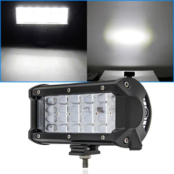 

Waterproof Led Working Light Bar 144W Led Car Running Work Barlight 6000K for Offroad Truck 4x4 Car 12V 24V 6D Projector 7''
