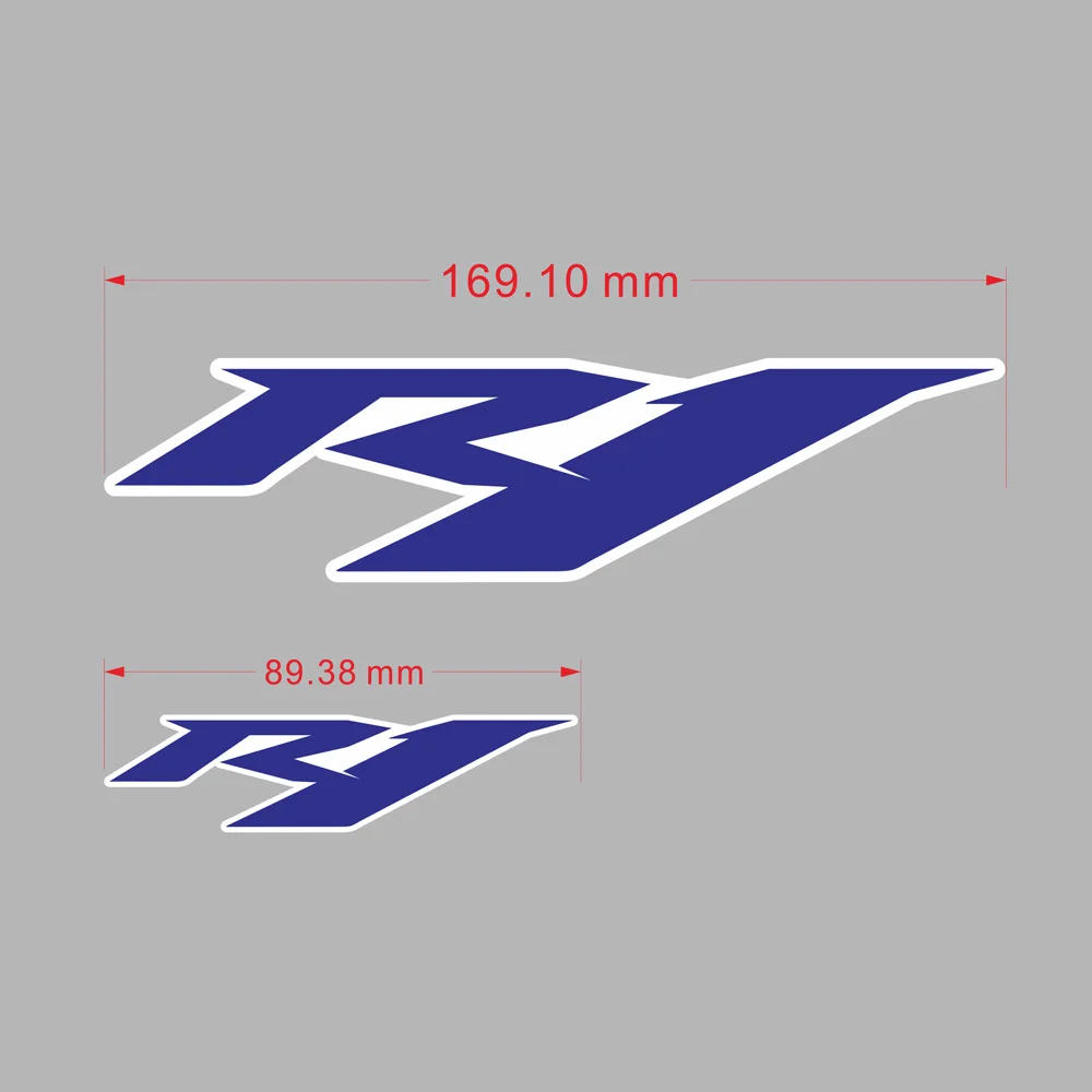 

Moto For YAMAHA YZF-R1 YZFR1 YZF R1 Motorcycle Sticker Front Rear Rims DECALS WHEELS Body Shell Helmet R1 Tank Printing Film