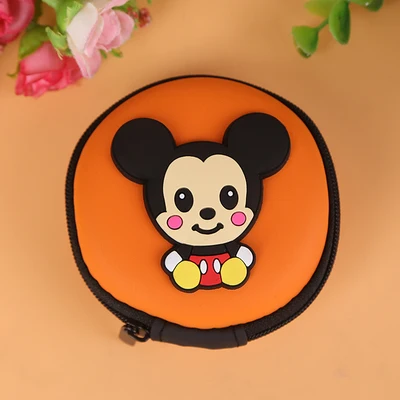 Disney Мультфильм Сумка Микки для хранения наушников Кошелек для монет прекрасный ключ сумка для монет линия данных коробка для клатч - Цвет: 11