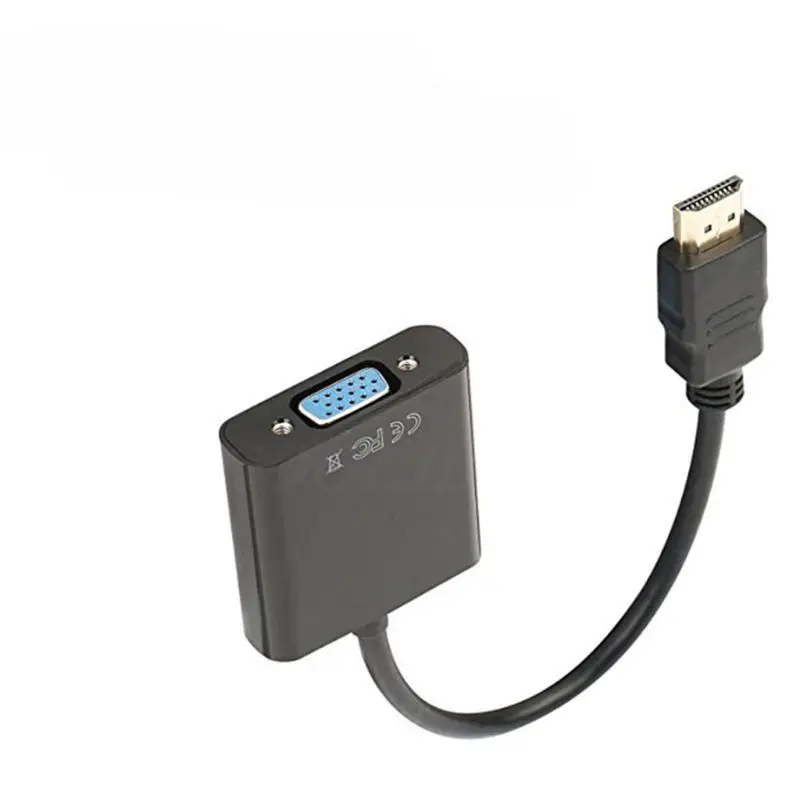 HDMI в VGA кабель конвертер цифровой аналоговый HD 1080P для ПК ноутбука планшета