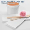 100Pcs Disposable Thickened Non-Woven Fabric Beauty Body Mini Small Area Face Depilatory Cloth Depilatory Wax Depilatory Paper 4