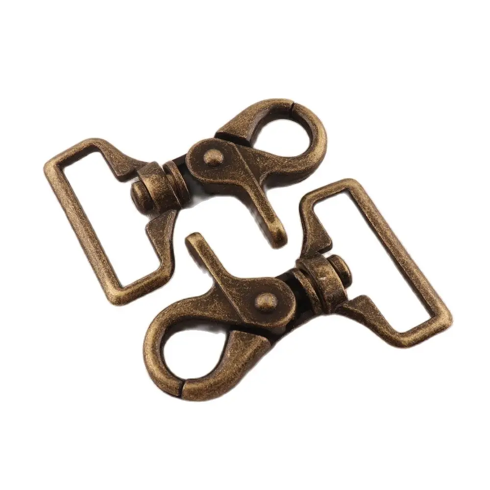 4 шт. поворотные зажимы триггера крючок античная бронза пружина брелок сумка