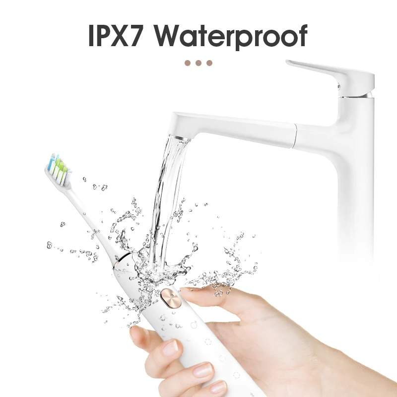 Electric Toothbrush Powerful Cleaning Rechargeable Toothbrush IPX7 Waterproof Included Toothbrush Electric Toothbrush Powerful Cleaning Rechargeable Toothbrush IPX7 Waterproof Included Toothbrush