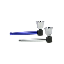 1 шт. алюминиевый сплав Smok труба портативный Съемный Тип Длина 95 мм бейсбольная форма трубка для курения табака