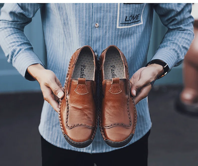 Из натуральной кожи мужская повседневная обувь на шнуровке в британском стиле модная обувь на плоской подошве дизайнерская дышащая