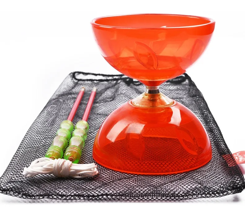 Спортивная игрушка 3 подшипника для начинающих Diabolo чаша с ручками струна жонглирование Классическая Детская игрушка спиннинг китайский йо-йо игра подарок