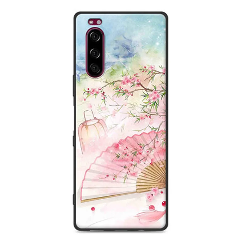 Полный чехол для sony Xperia 5, чехол, роскошный, HD, мультяшный, окрашенный, мягкий, TPU, чехол для sony Xperia5 J9210, чехол для телефона s, для sony 5