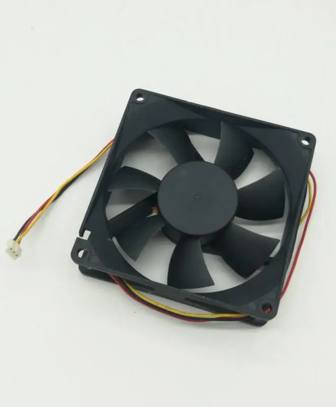 Для Jamicon JF0925H1UM-R DC 12V 0.42A, Размеры: 90x90x25 мм 3-Провода Сервер площадь Вентилятор