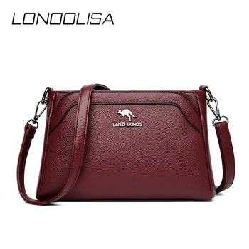 

Small Casual Crossbody Bags for Women 2020 Solid Color Soft Purses and Handbags Luxury Designer Famous Brand Shoulder Bags Sac