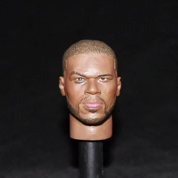 

1/6 Scale ratio black soldier head play with neck version Head Sculpt carving Headplay for 12" Action Figure Body