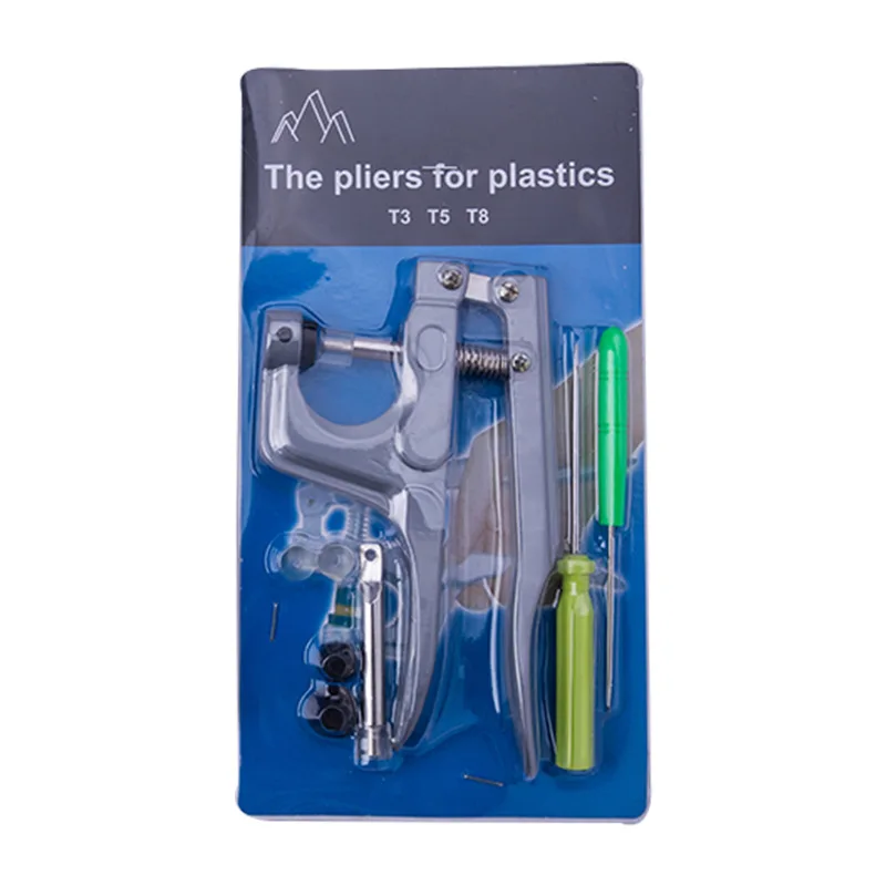 

T3 T5 T8 Snap Fastener Hand Pressure Pliers Upgraded Version Plastic Resin Button Hand Pressure Kink Pliers Installation Tool