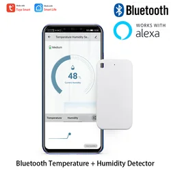 Tuya – capteur intelligent de température et d'humidité, thermomètre et hygromètre Bluetooth pour serre, cave à vin, tente de croissance, sous sol avec alerte 