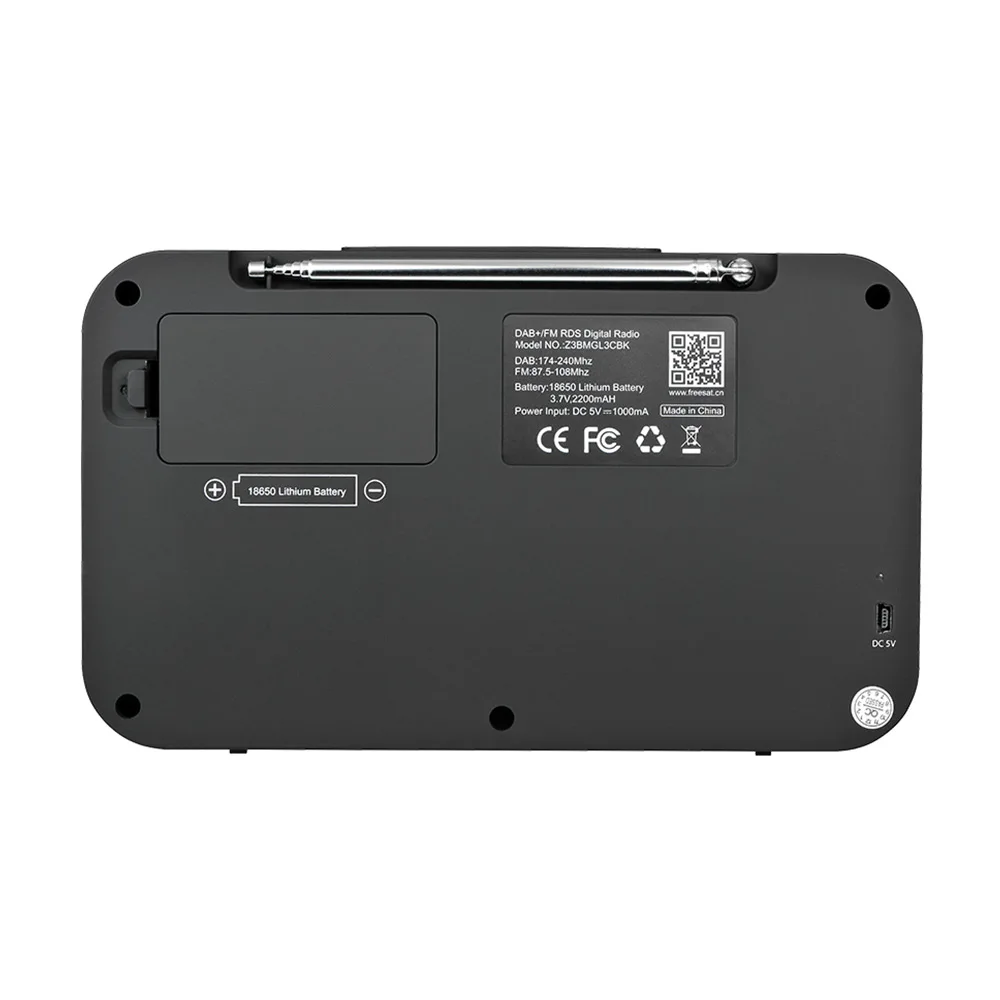 GTMEDIA Z3B DAB+ FM цифровое радио портативное радио 2,4 дюймов TFT-LCD цветной дисплей Bluetooth 4,0 стерео радио Поддержка Будильник