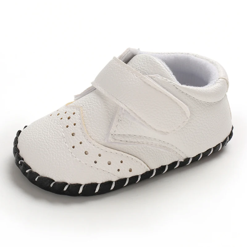 Nieuwe детская обувь Lederen Mocassin детская обувь zwarte schoenen voor pasgeboren leer baby boy schoenen voor 0-18 M baby whoesaler