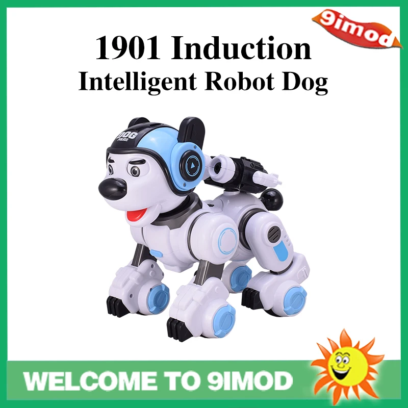 RC робот игрушка для собак индукции механические детские игрушки 1901 Поющая и Танцы программируемый Старт ракеты интеллигентая(ый) RC робот игрушка для собак