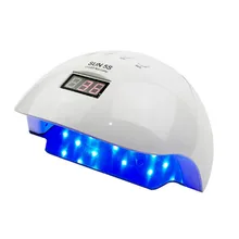 50 Вт беспроводной светодиодный/УФ-лампа для ногтей, Гель-лак, светильник для ногтей, сушилка, беспроводной Перезаряжаемый ABS чехол G805