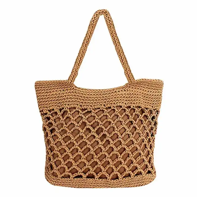 Abdb-сумочка Женская модная тканая соломенная летняя сумка большая пляжная сумка для путешествий шоппер сумки на плечо