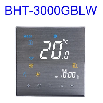 

1 Pcs Smart WIFI 3Speed Fan Coil Temperature Controller Programmable Touch Screen Thermostat Accessories
