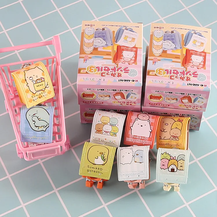 JY 8pcs/set  Japan corner creature  Mini Cute Creative Backpack Schoolbag Pendant Boxed Backpack J04 WJ01