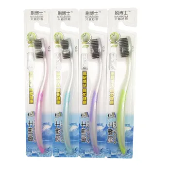 

Eco-Friendly Tooth Brushes Adult Bamboo Charcoal Soft Bristles Toothbrush Single Durable Toothbrushes