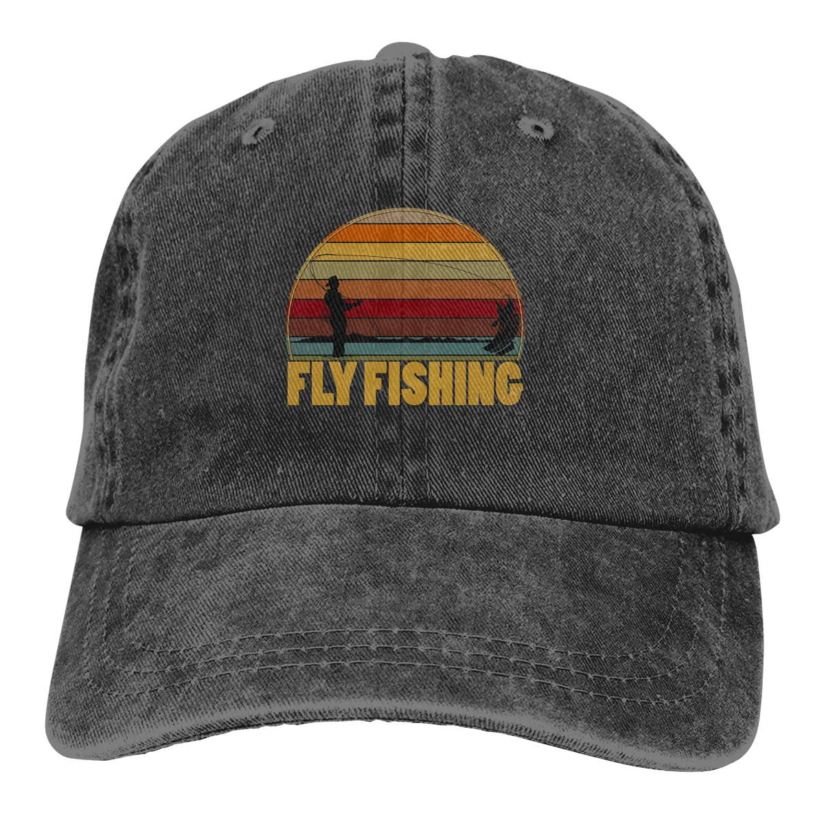 2020 Flyfishing Fisherman Baseball Caps Peaked Cap Fishing Sun Shade Hats  for Men