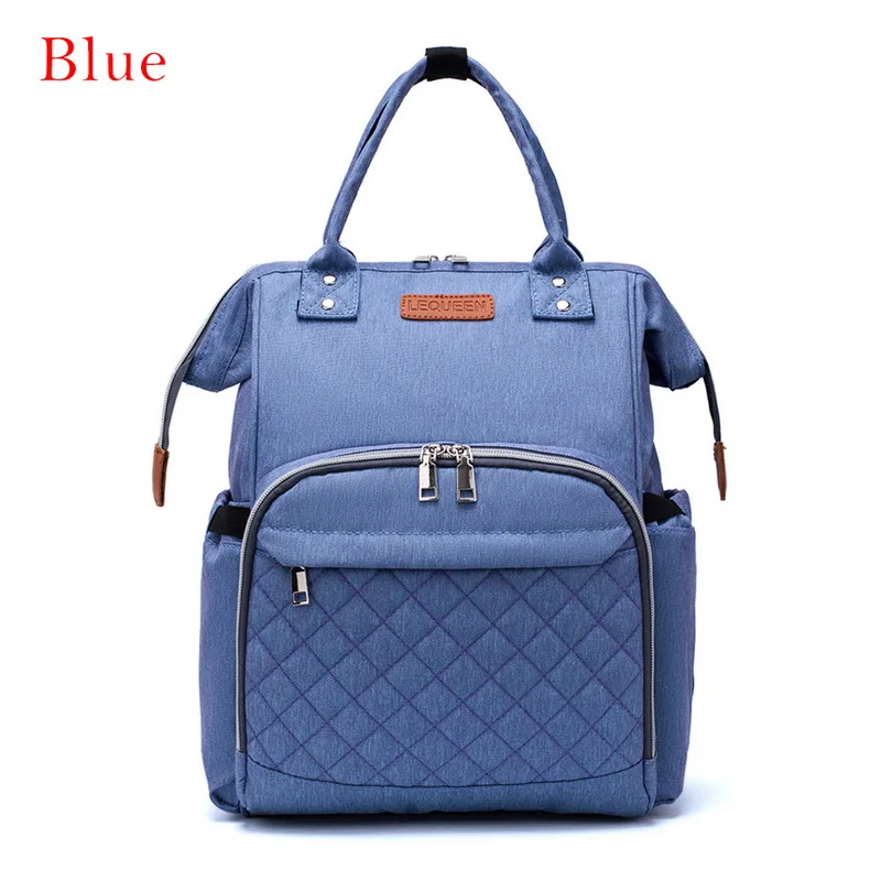 Большая вместительная Детская сумка для мам, рюкзак для путешествий, модная брендовая дизайнерская сумка для кормления ребенка, рюкзак для мамы, женские сумки для переноски - Цвет: Blue 1