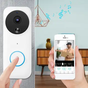 

1080P WiFi Wireless Video Doorbell Intercom PIR Motion Sensor Home Door Bell IR Camera Home Security doorbell waterproof