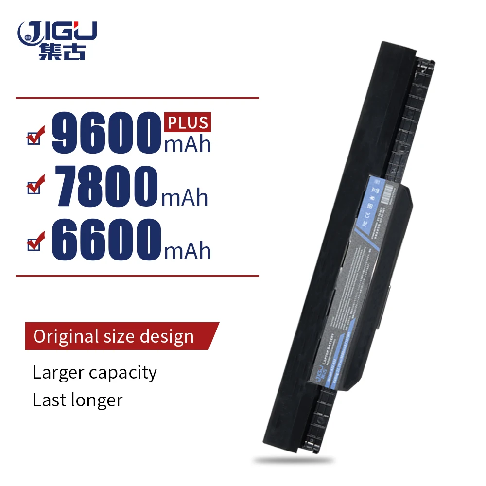Ceny JIGU 9 komórki bateria do laptopa asus K53S K53 K53E K43E K53 K53T K43S X43E X43S X43E K43T K43U A53E A53S K53S baterii