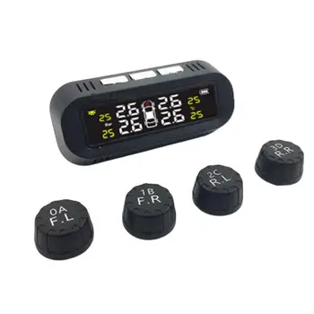 

Solar Wireless Tire Pressure Monitor Tpms Tire Pressure Monitoring System Tire Pressure Sensor Tire Pressure Monitor External