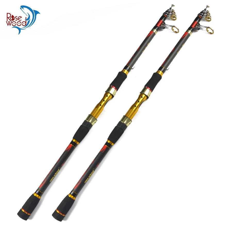 

2.1M 2.4M 2.7M 3.0M 3.6M Portable Telescopic Hard Ultralight Fishing Rod For Travel Surf Saltwater Freshwater Inshore Fishing