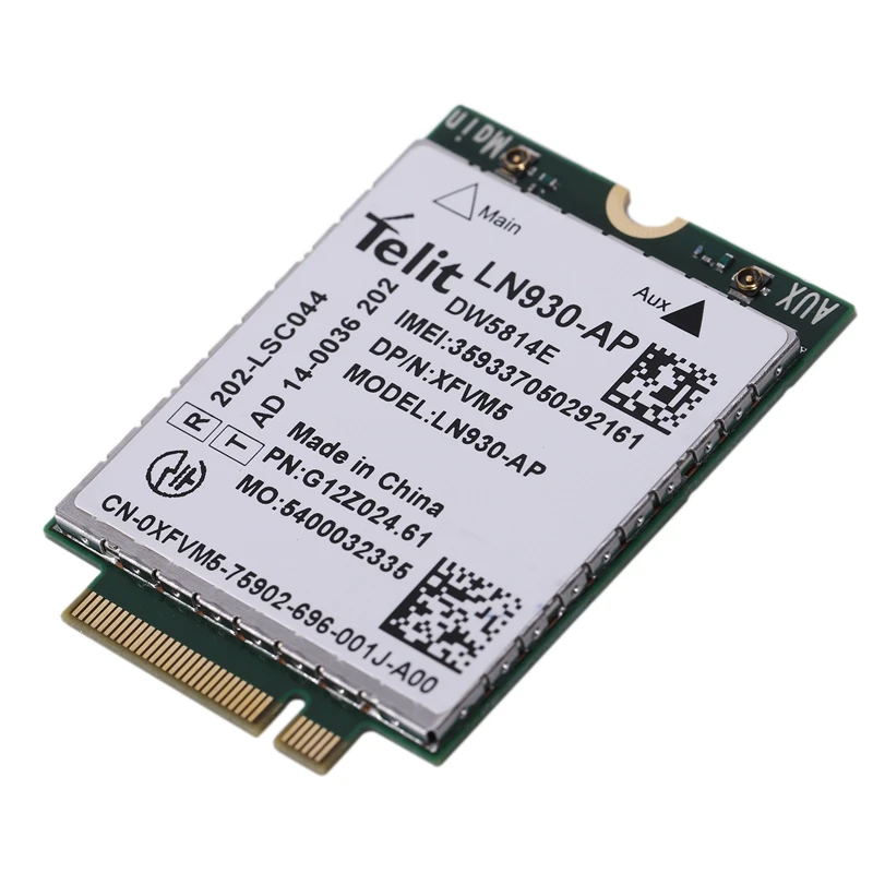 WIRCARD Ln930 LN930-AP Nrr39 Ngff карта для Dell беспроводной Wifi Dw5810E Dw5814E Venue 11 Pro 4G/Lte/Dc-Hspa+ Wwan 4G сетевая карта