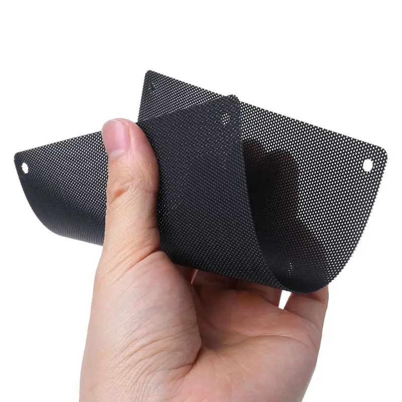 

5PCS PC Computer Case Fan Cooler Dust Filter Dustproof Mesh 140mm Cuttable PVC Black R9JB