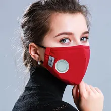 Маска против загрязнения респиратор Моющиеся Многоразовые маски хлопок унисекс рот Муфельная для аллергии/астмы/Путешествия/Велоспорт