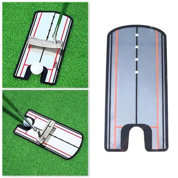 

Golf Putting Mirror Golf Training Aid Alignment Swing Eye Practice 32 x Golf Swing Accessories Straight 14.5cm Line Trainer Z2H8