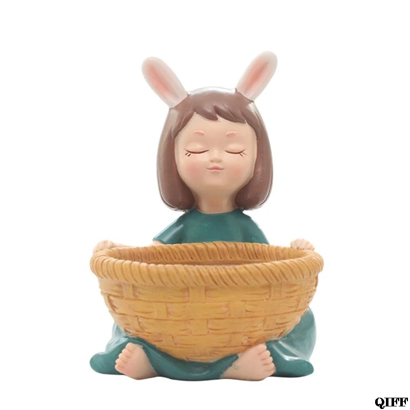 like pic Милый мультфильм Рисование смолы цветочный горшок растение мясистый контейнер E65B - Color: like pic